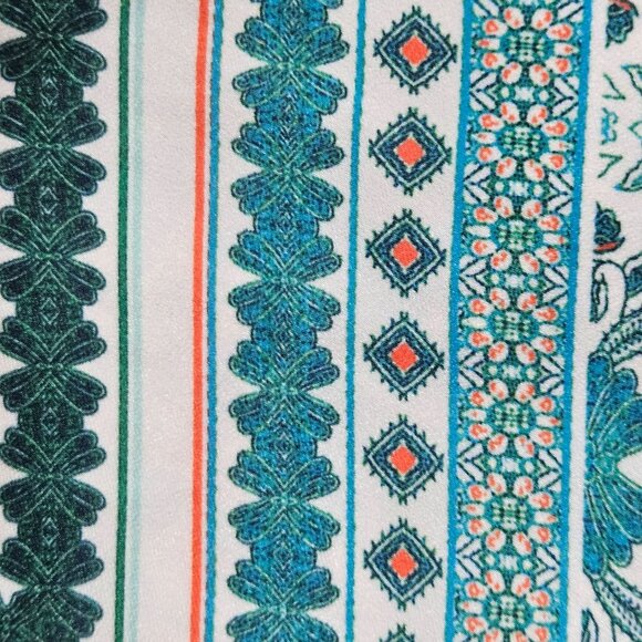 Anthropologie Split Halter Swim Cover Up Maxi Top With Boho Pattern - Picture 10 of 15